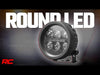 Rough Country 70900 Black Series Round LED Light Pair 3.5 Inch Amber DRL Rough Country - Truck Part Superstore