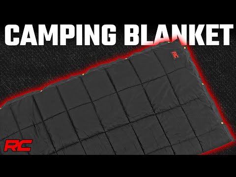 Rough Country 99041 Lightweight Water Resistant Camping Blanket with Stuff Sack - Truck Part Superstore