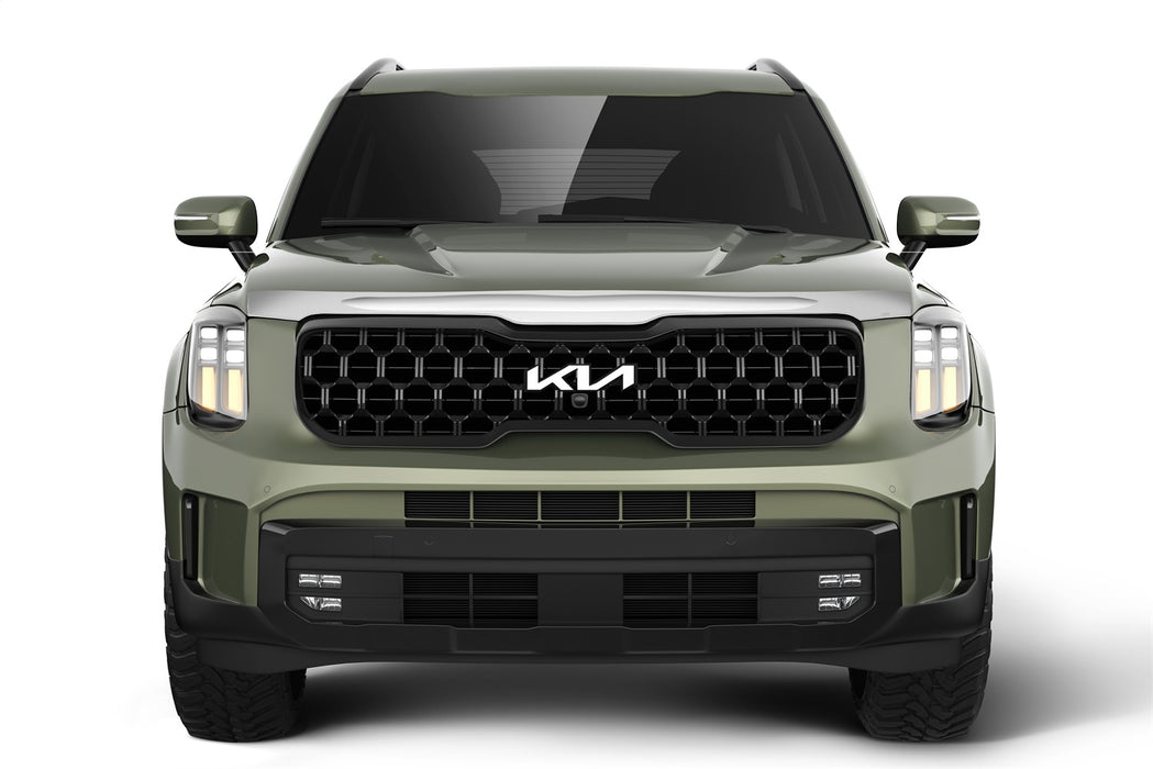 Husky Liners 2892218 Aeroskin Hood Protector; Chrome for Select Kia Telluride
