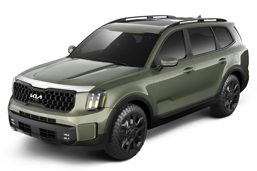 Husky Liners 2892218 Aeroskin Hood Protector; Chrome for Select Kia Telluride