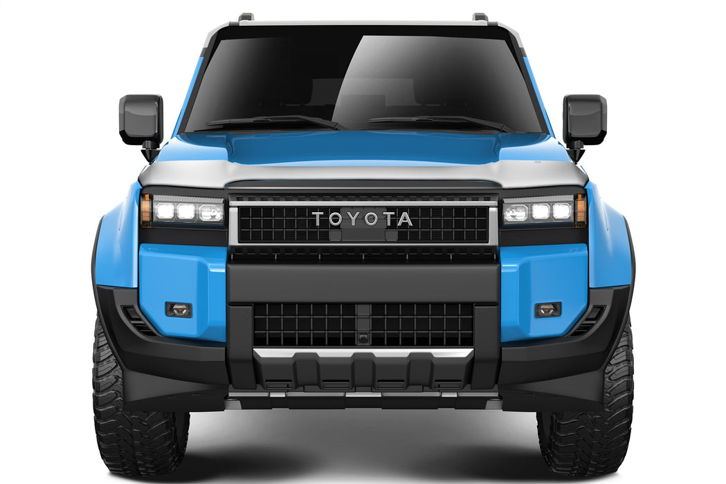 Husky Liners 2892232 Aeroskin Hood Protector; Chrome for Select Toyota Land Cruiser
