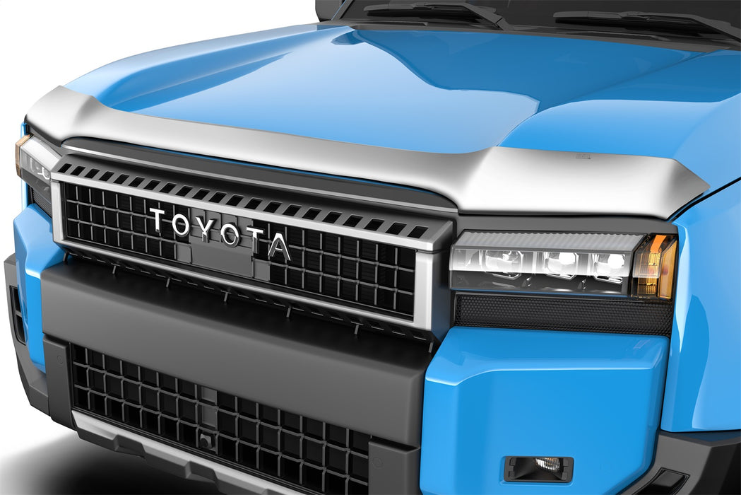 Husky Liners 2892232 Aeroskin Hood Protector; Chrome for Select Toyota Land Cruiser