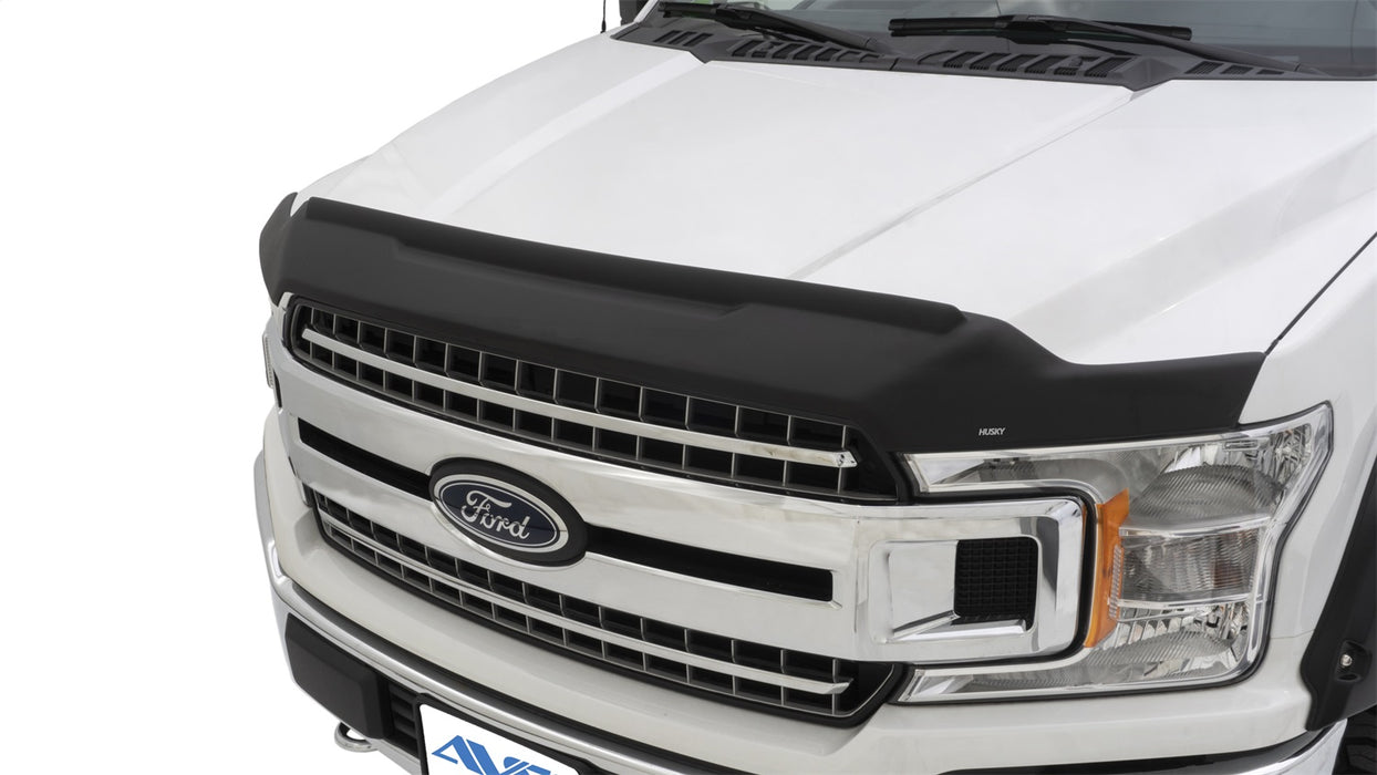 Husky Liners 2830096 Aeroskin II Hood Protector; Matte Black Low Profile for Select Ford F-150