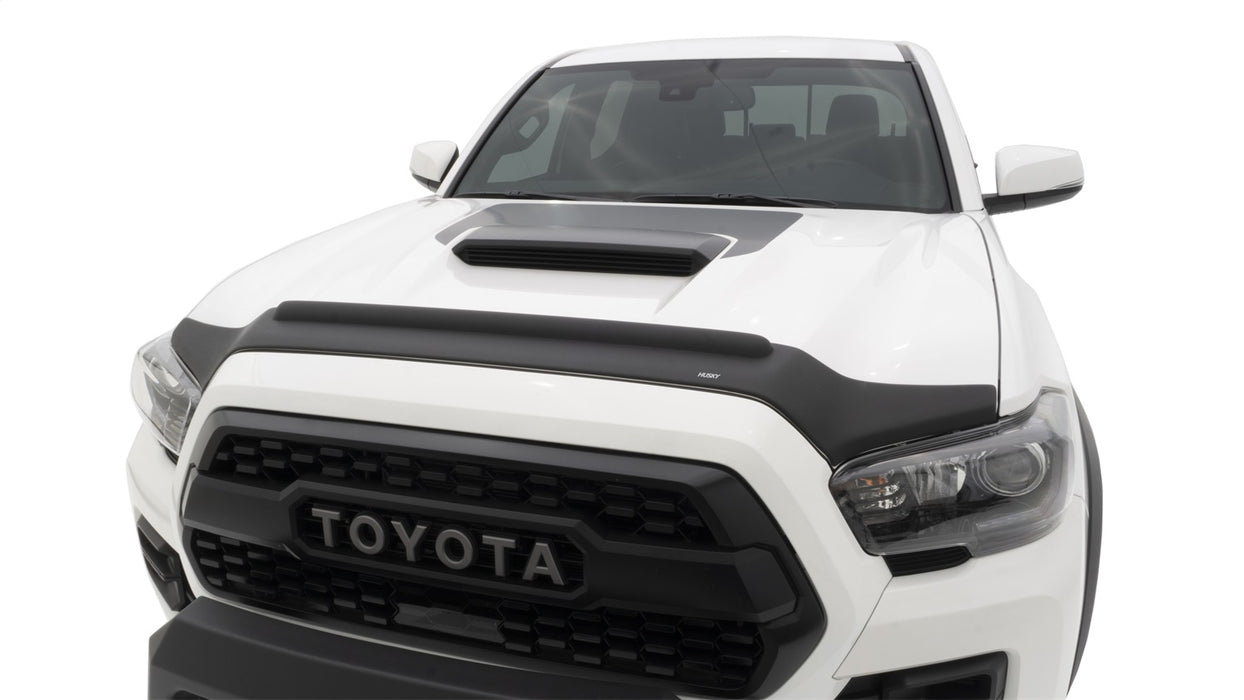Husky Liners 2830147 Aeroskin II Hood Protector; Matte Black Low Profile for Select Nissan TITAN