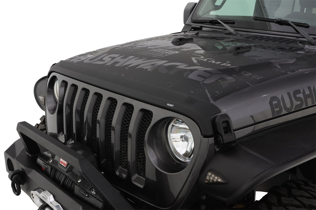 Husky Liners 2830060 Aeroskin II Hood Protector; Matte Black Low Profile for Select Jeep Wrangler, Jeep Wrangler JK