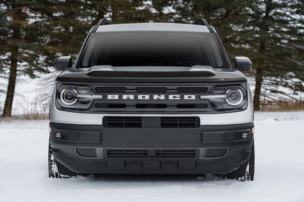 Husky Liners 2830188 Aeroskin II Hood Protector; Matte Black Low Profile for Select Ford Bronco Sport