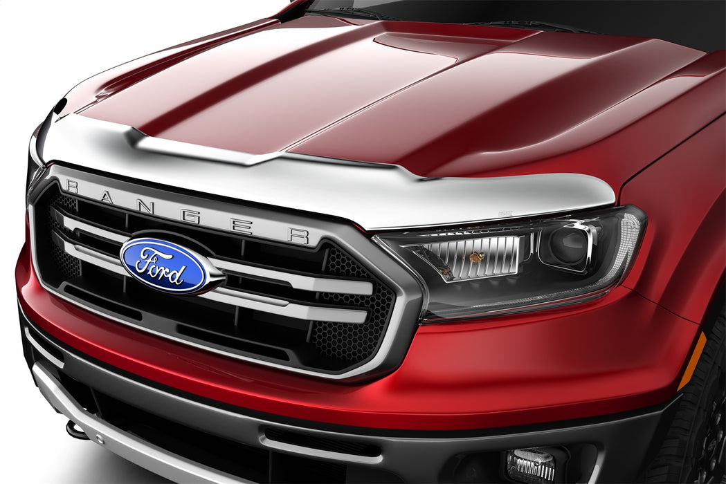 Husky Liners 2892266 Aeroskin Hood Protector; Chrome for Select Ford Ranger