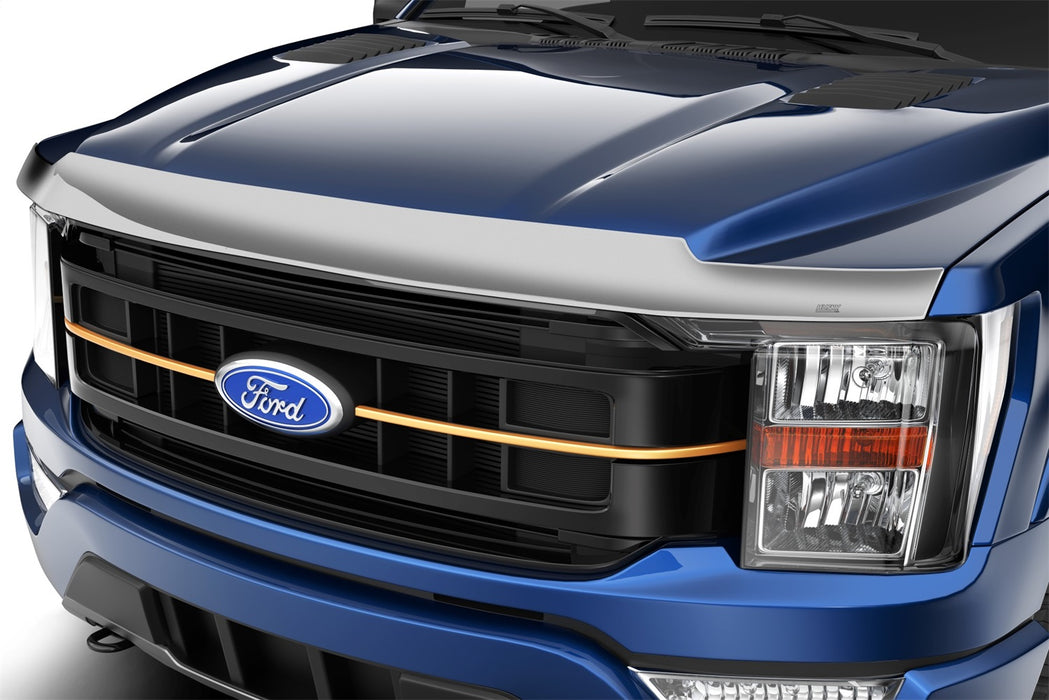 Husky Liners 2892229 Aeroskin Hood Protector; Chrome for Select Ford F-150