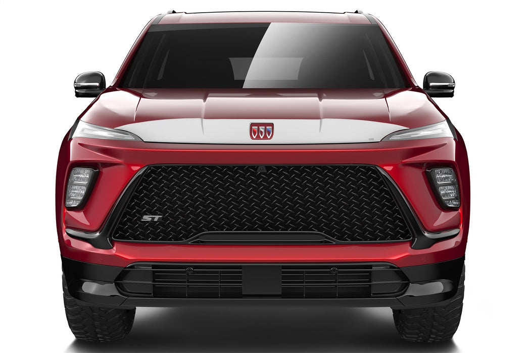 Husky Liners 2892221 Aeroskin Hood Protector; Chrome for Select Buick Enclave, GMC Acadia