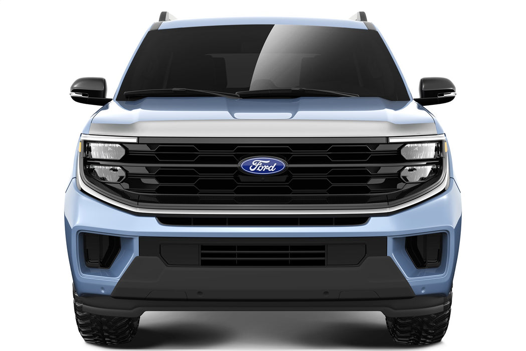 Husky Liners 2892231 Aeroskin Hood Protector; Chrome for Select Ford Expedition