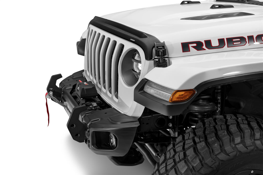 Husky Liners 2830148 Aeroskin II Hood Protector; Matte Black Low Profile for Select Jeep Gladiator, Jeep Wrangler