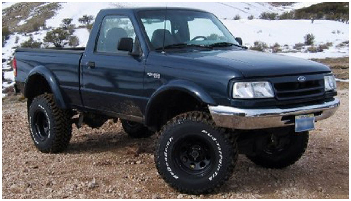Husky Liners 28021910 Fender Flares Extend-a-Fender 4PC Set for Select Ford Ranger