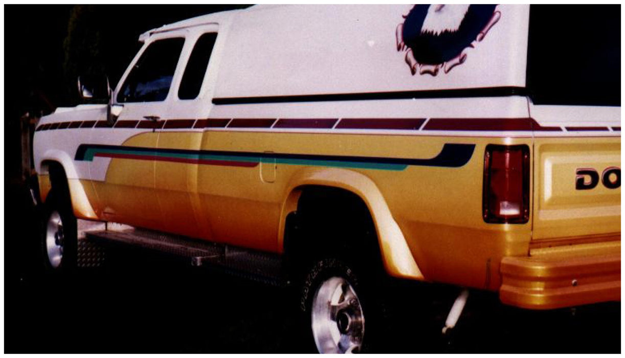 Husky Liners 2805901 Fender Flares Extend-a-Fender 4PC Set for Select Dodge D250, Dodge Ramcharger