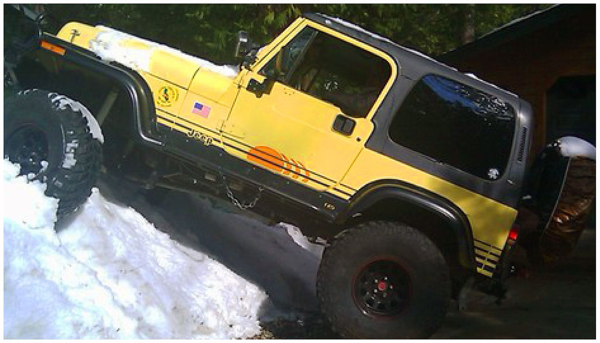 Husky Liners 2801903 Fender Flares Extend-a-Fender 4PC Set for Select Jeep Wrangler