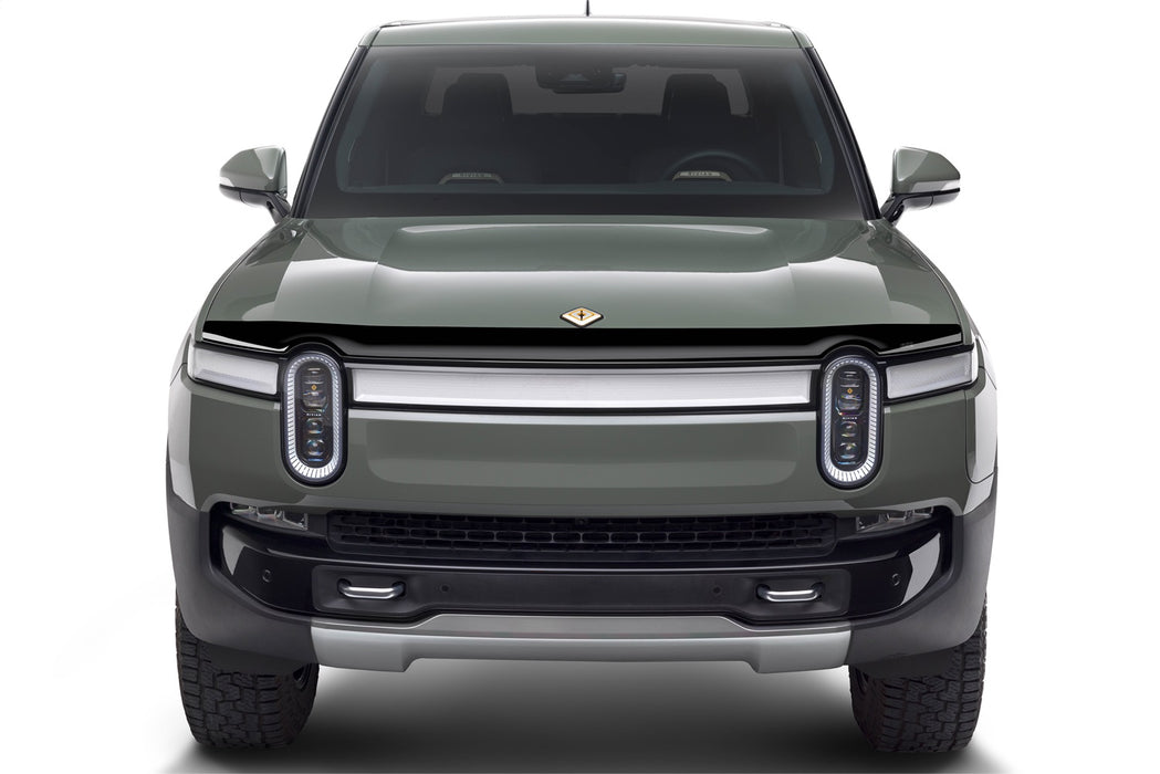 Husky Liners 2842210 Aeroskin Hood Protector; Smoke for Select Rivian R1T