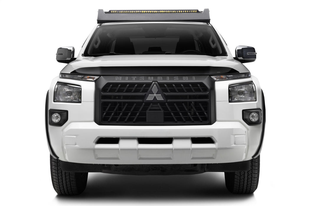 Husky Liners 2842236 Aeroskin Hood Protector; Smoke-International for Select Mitsubishi L200