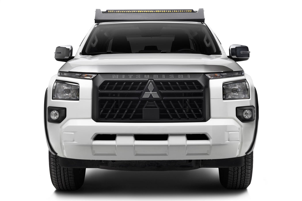 Husky Liners 2892236 Aeroskin Hood Protector; Chrome for Select Mitsubishi L200