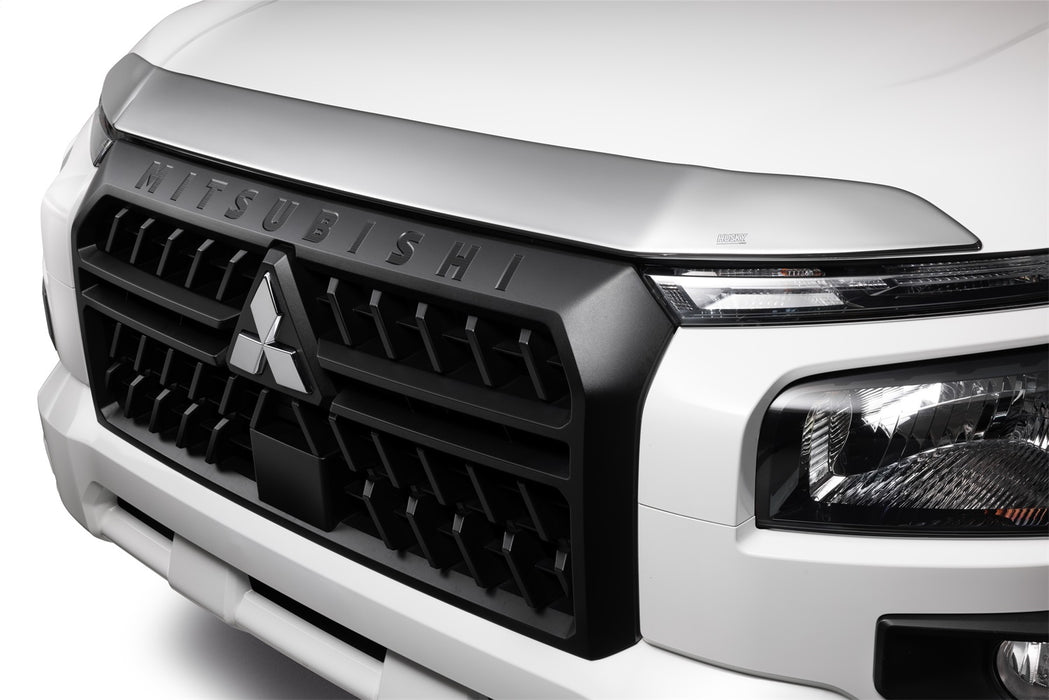 Husky Liners 2892236 Aeroskin Hood Protector; Chrome for Select Mitsubishi L200