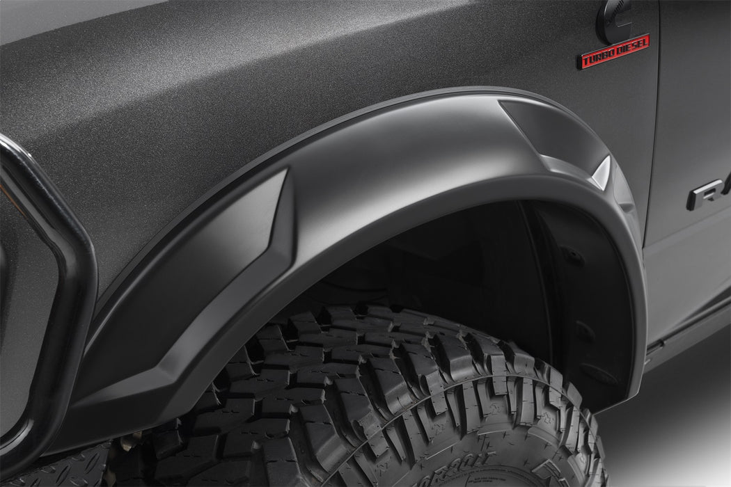 Husky Liners 2805938 Husky Liners DRT Fender Flares Black Smooth Finish 4-Piece Set for Select Ram 2500, Ram