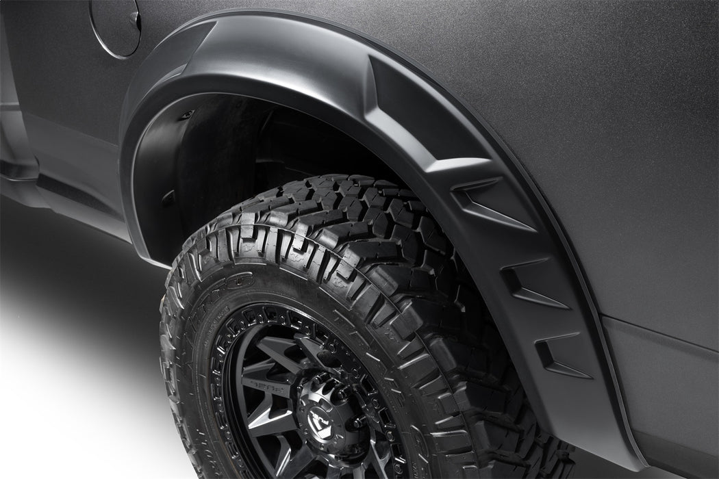 Husky Liners 2805938 Husky Liners DRT Fender Flares Black Smooth Finish 4-Piece Set for Select Ram 2500, Ram