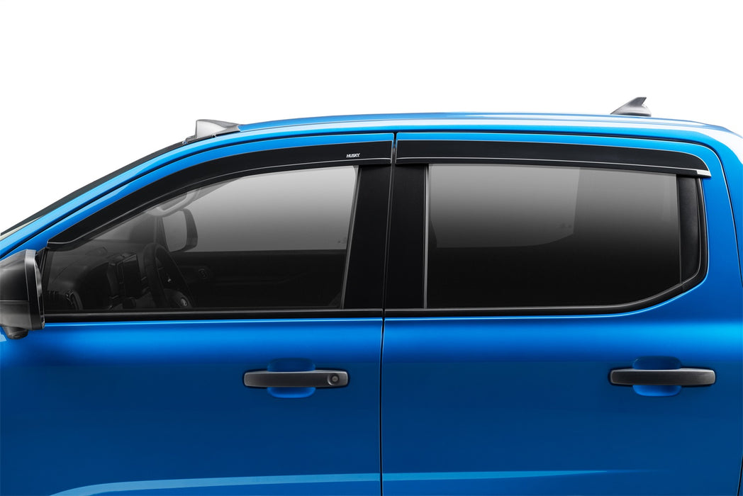 Husky Liners 2854070 Low Profile Ventvisor Deflector; Smoke; Outside Mount; 4 pc. for Select Ford Ranger