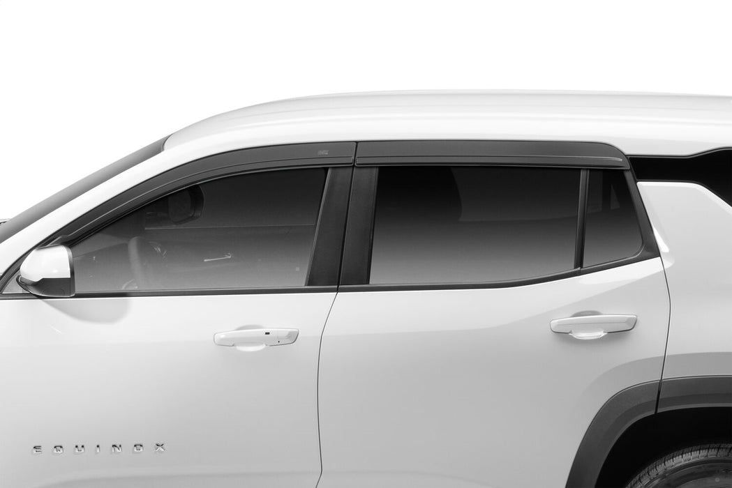 Husky Liners 2854143 Low Profile Ventvisor Deflector; Smoke; Outside Mount; 4 pc. for Select Chevrolet Equinox