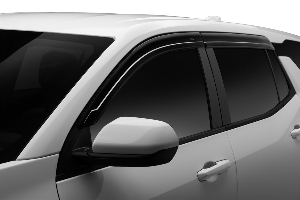 Husky Liners 2854143 Low Profile Ventvisor Deflector; Smoke; Outside Mount; 4 pc. for Select Chevrolet Equinox