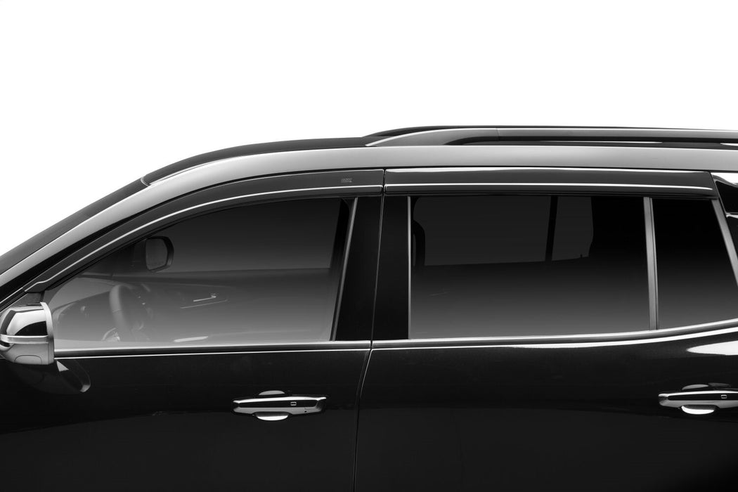Husky Liners 2854137 Low Profile Ventvisor Deflector; Smoke; Outside Mount; 4 pc. for Select Chevrolet Traverse