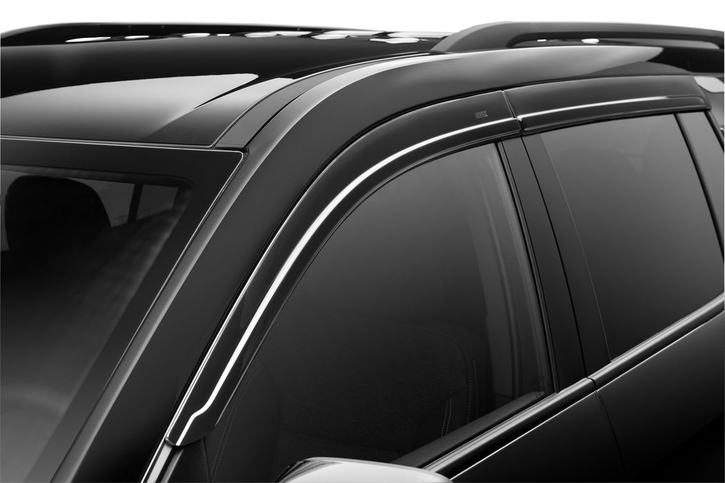 Husky Liners 2854137 Low Profile Ventvisor Deflector; Smoke; Outside Mount; 4 pc. for Select Chevrolet Traverse