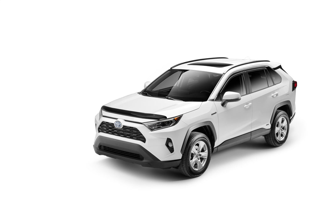 Husky Liners 2884056 Low Profile Ventvisor Deflector; Smoke with Chrome Trim; Outside Mount; 4 pc. for Select Toyota RAV4