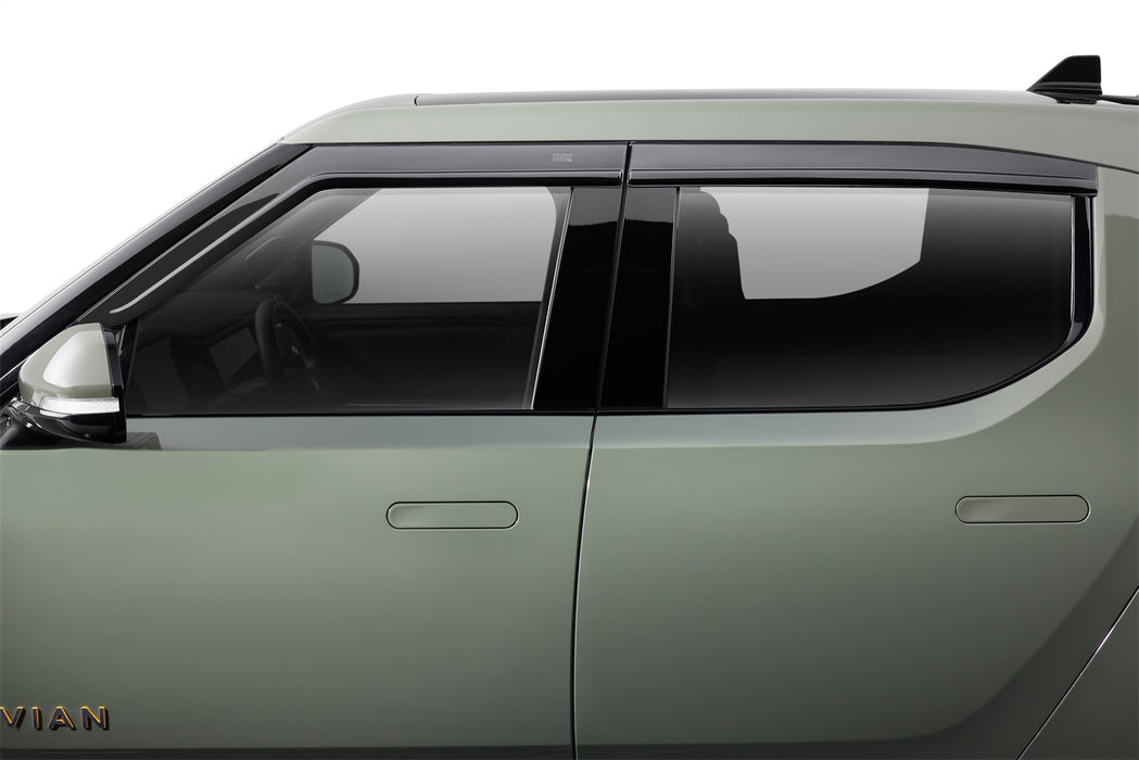 Husky Liners 2854108 Low Profile Ventvisor Deflector; Smoke; Outside Mount; 4 pc. for Select Rivian R1T