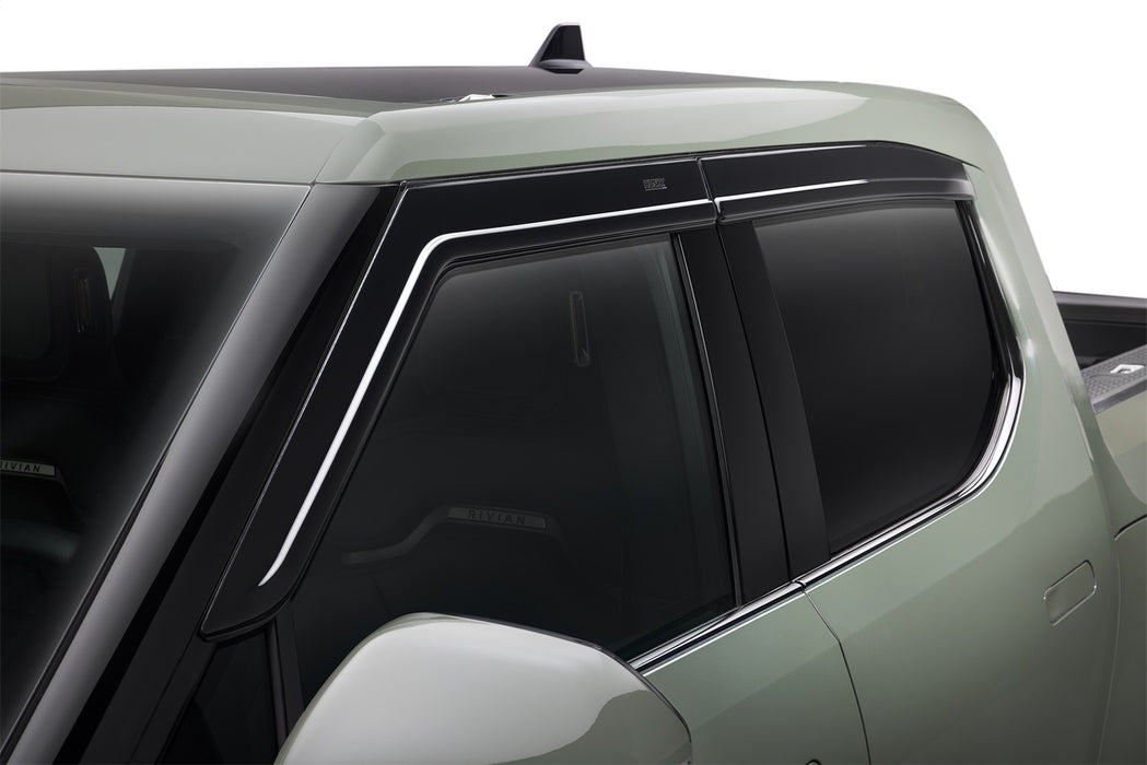 Husky Liners 2854108 Low Profile Ventvisor Deflector; Smoke; Outside Mount; 4 pc. for Select Rivian R1T