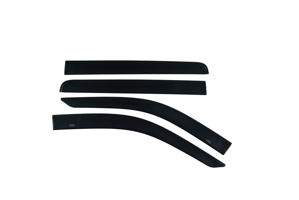 Husky Liners 2857092 Low Profile Ventvisor Deflector; Matte Black; Outside Mount; 4 pc. for Select Cadillac Escalade ESV, Chevrolet Suburban, GMC Yukon XL