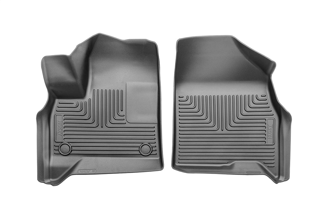 Husky Liners 18911 Weatherbeater-Front Floor Liners for Select Buick Enclave, Chevrolet Traverse, GMC Acadia