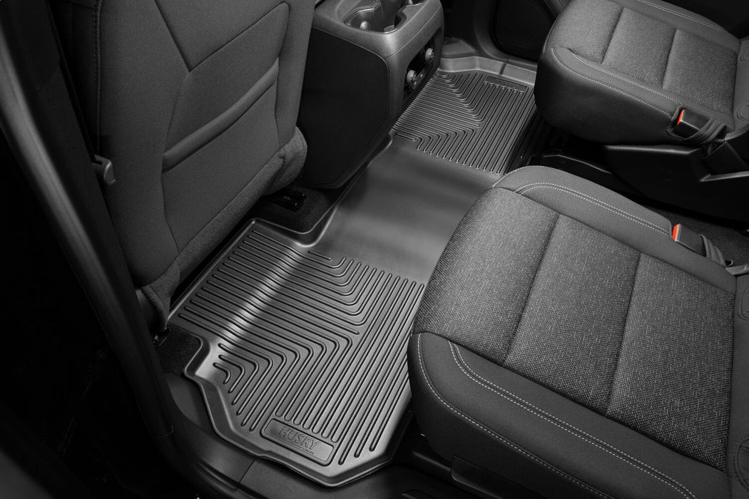 Husky Liners 95321 Weatherbeater-Front/2nd Seat Floor Liners for Select Buick Enclave, Chevrolet Traverse, GMC Acadia