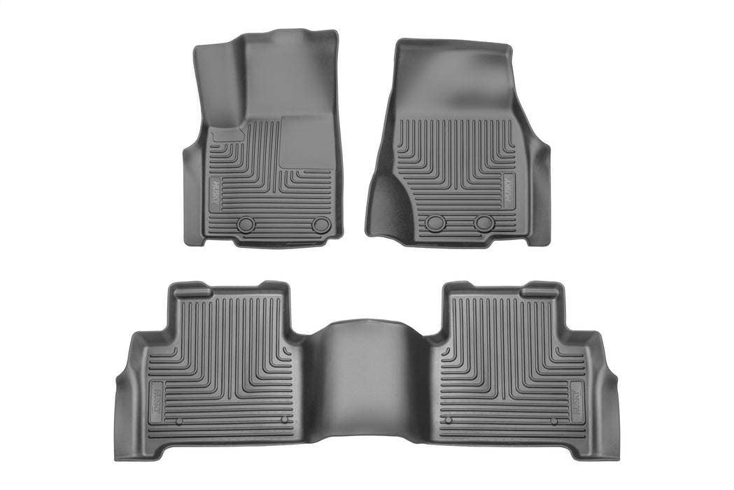 Husky Liners 95411 Weatherbeater-Front/2nd Seat Floor Liners for Select Jeep Grand Cherokee