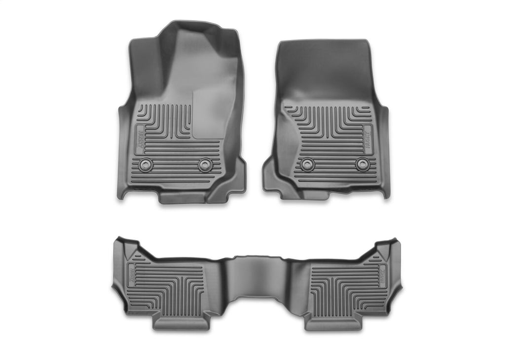 Husky Liners 96531 Weatherbeater-Front/2nd Seat Floor Liners for Select Toyota 4Runner