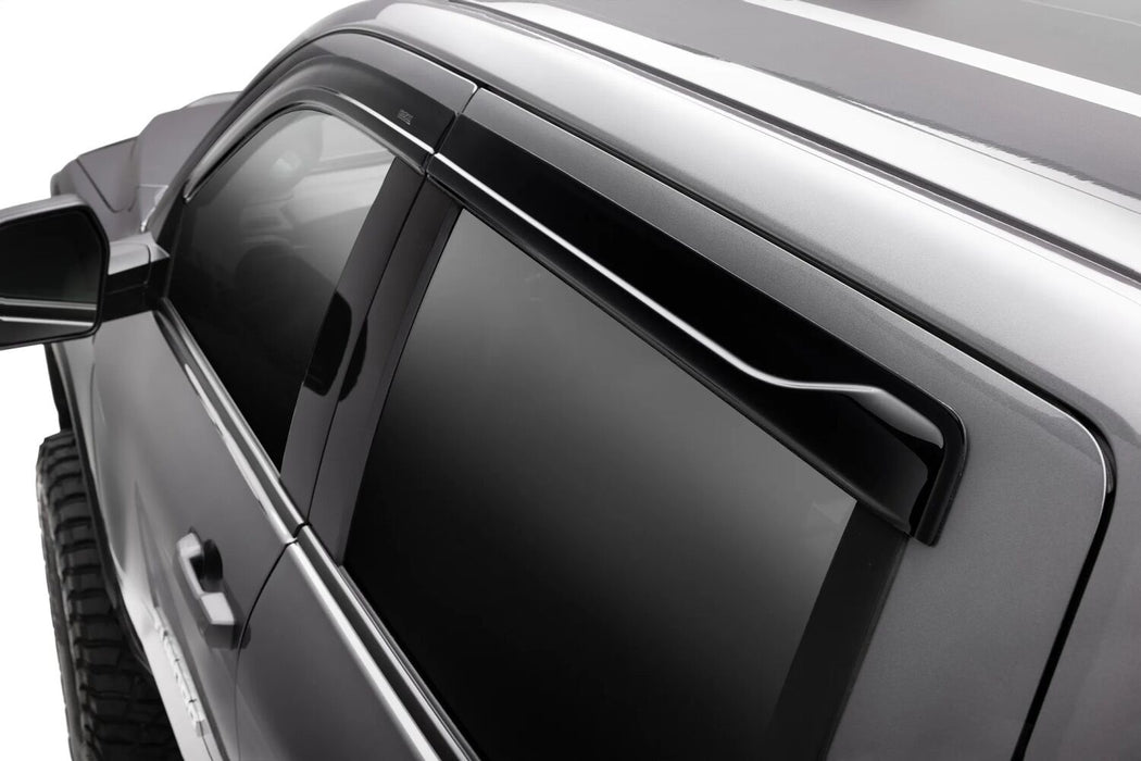 Husky Liners 2854111 Low Profile Ventvisor Deflector; Smoke; Outside Mount; 4 pc. for Select Toyota Tundra