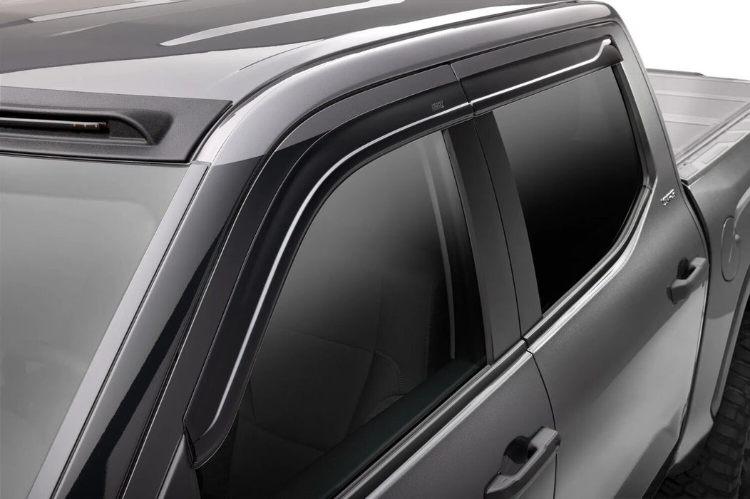 Husky Liners 2854111 Low Profile Ventvisor Deflector; Smoke; Outside Mount; 4 pc. for Select Toyota Tundra