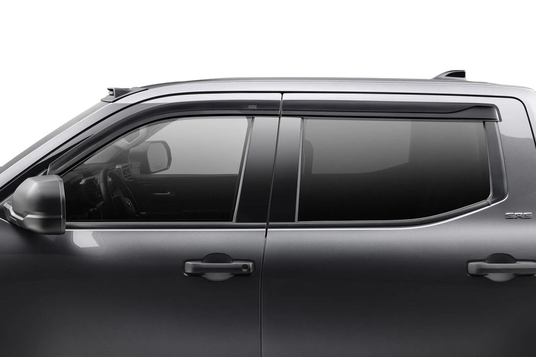 Husky Liners 2854111 Low Profile Ventvisor Deflector; Smoke; Outside Mount; 4 pc. for Select Toyota Tundra