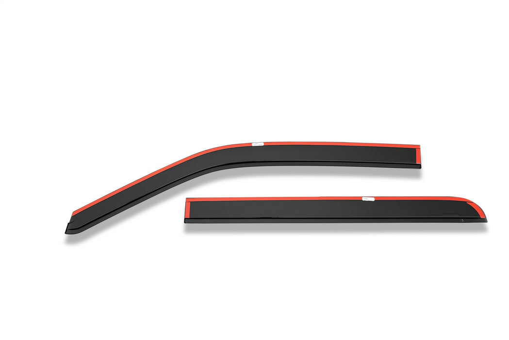 Husky Liners 2854044 Low Profile Ventvisor Deflector; Smoke; Outside Mount; 4 pc. for Select Ford F-150, Ford F-150 Lightning, Ford F-250 Super Duty, Ford F-350 Super Duty, Ford F-450 Super Duty
