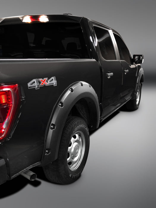 Husky Liners 2802963 Fender Flares Pocket-Style 4PC Set for Select Ford F-150