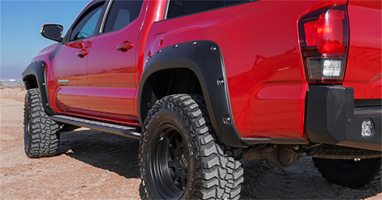 Husky Liners 2803922 Fender Flares Pocket-Style 4PC Set for Select Toyota Tacoma