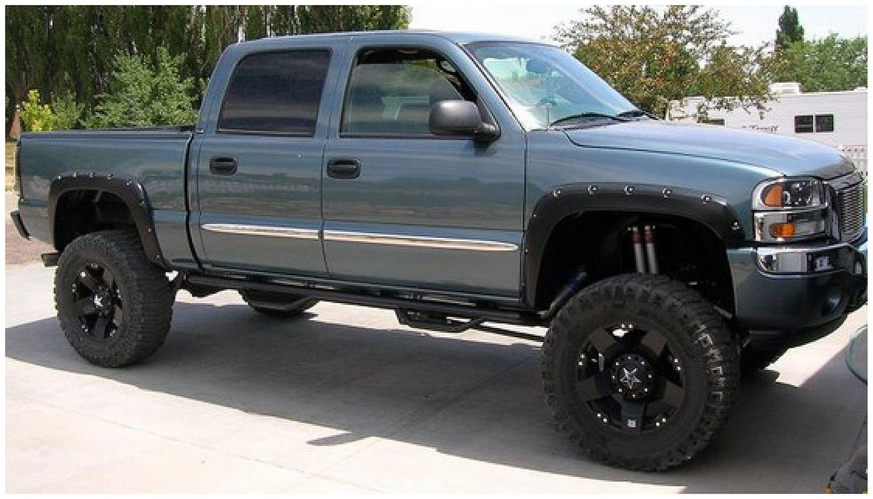 Husky Liners 2804917 Fender Flares Pocket-Style 4PC Set for Select Chevrolet Silverado 2500, GMC Sierra 1500, GMC Sierra Classic