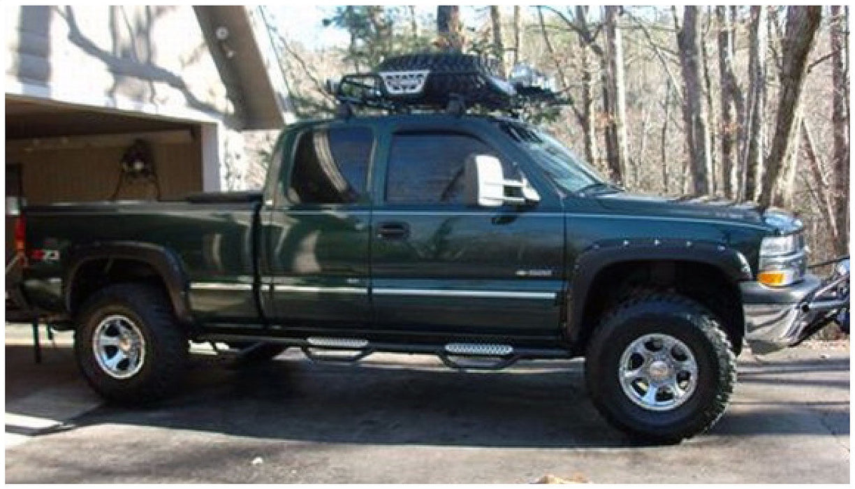 Husky Liners 2804917 Fender Flares Pocket-Style 4PC Set for Select Chevrolet Silverado 2500, GMC Sierra 1500, GMC Sierra Classic