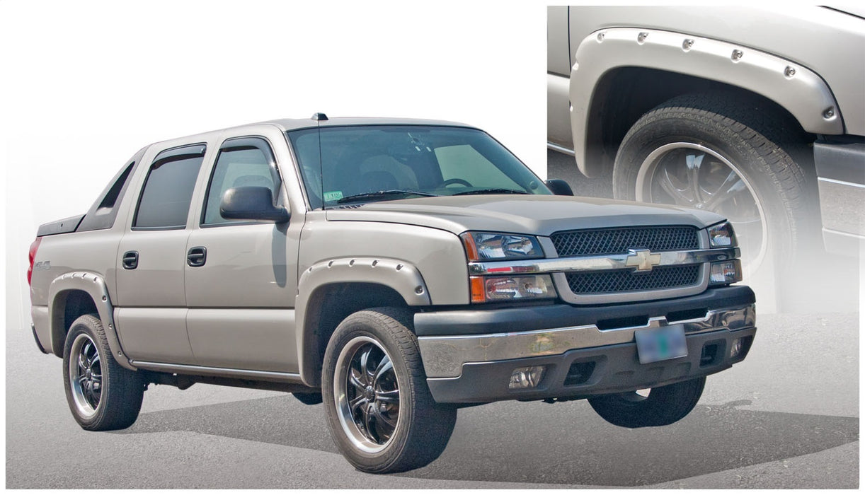 Husky Liners 2804948 Fender Flares Pocket-Style 4PC Set for Select Chevrolet Avalanche 1500, Chevrolet Avalanche