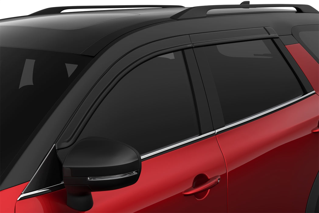 Husky Liners 2854129 Low Profile Ventvisor Deflector; Smoke; Outside Mount; 4 pc. for Select Nissan Pathfinder