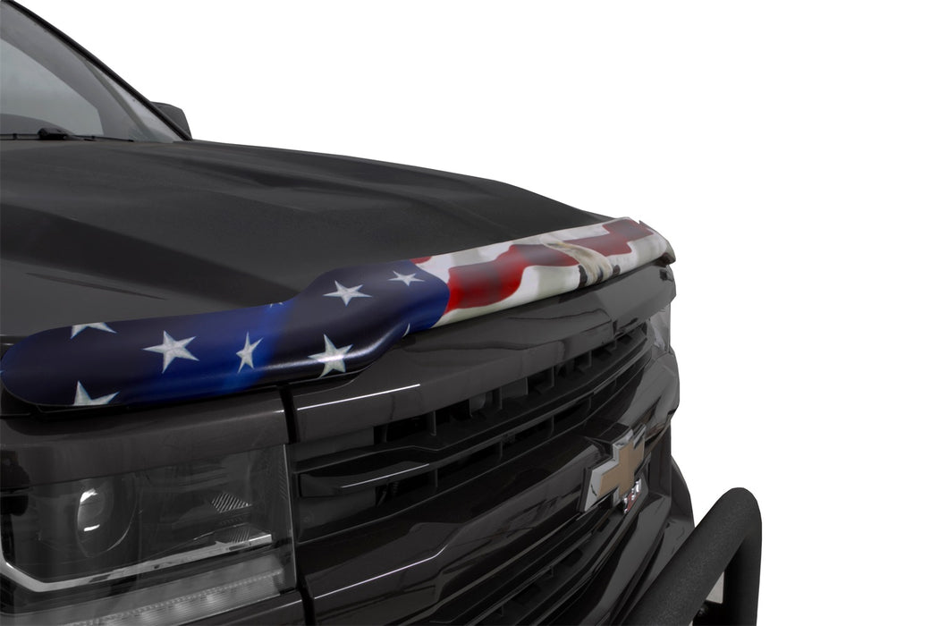 Husky Liners 2818720 Husky Liners Eagle American Flag Bug Shield Hood Protector for Select Chevrolet Silverado HD, Chevrolet Silverado HD