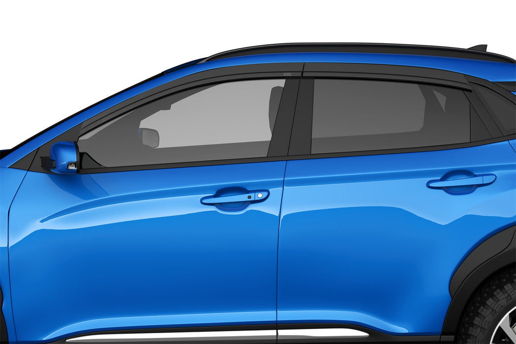 Husky Liners 2854122 Low Profile Ventvisor Deflector; Smoke; Outside Mount; 4 pc. for Select Hyundai Kona