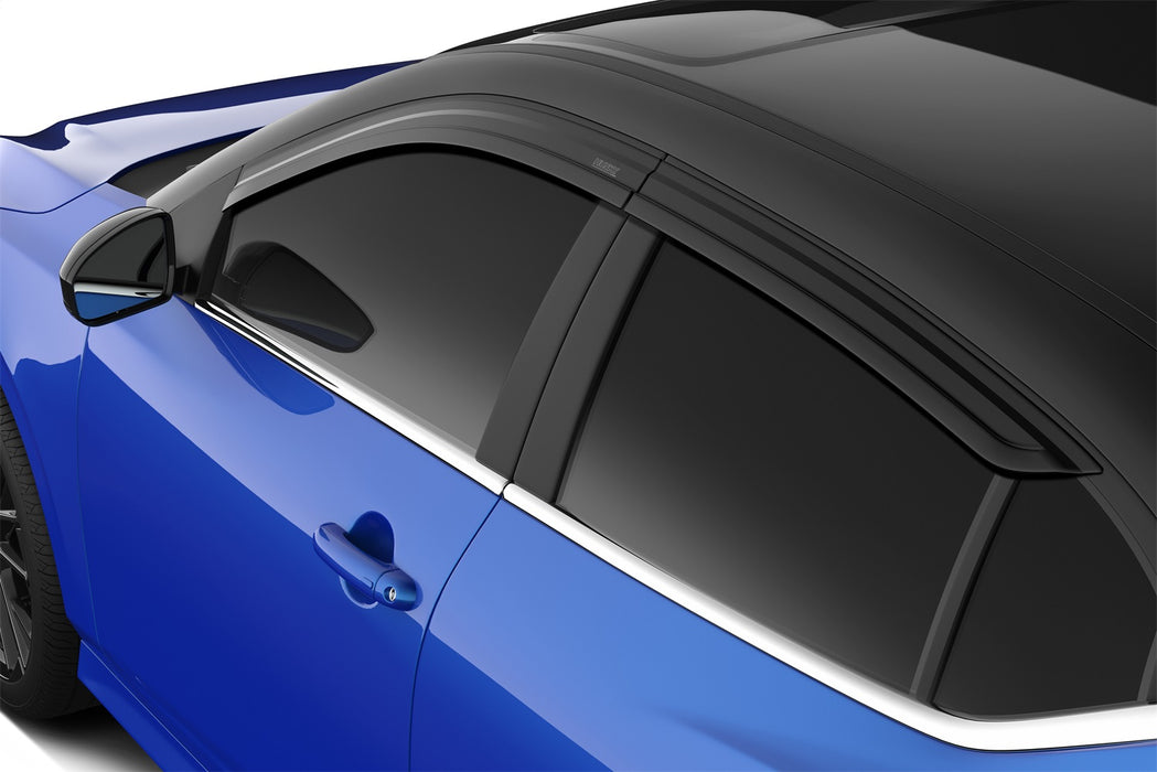 Husky Liners 2854124 Low Profile Ventvisor Deflector; Smoke; Outside Mount; 4 pc. for Select Nissan Sentra